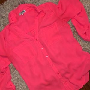 Express button down blouse
